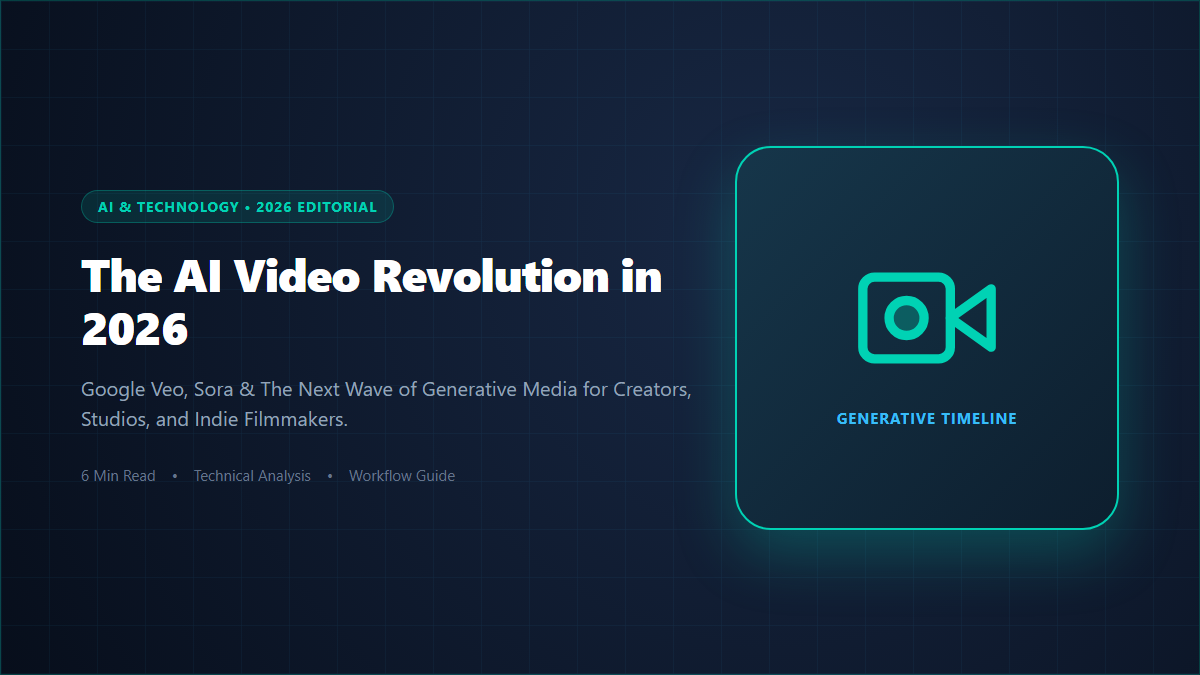 The AI Video Revolution in 2026: Google Veo, Sora & The Next Wave of Generative Media